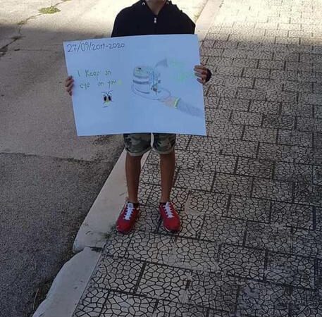 Clima: 12enne solo protesta nel Foggiano