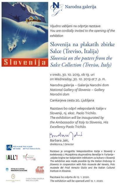 Inaugurazione mostra alla Galleria Nazionale Slovena