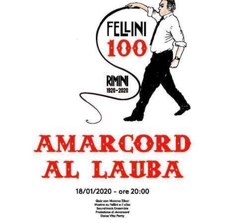 Fellini 100 – Amarcord al Lauba (reminder)