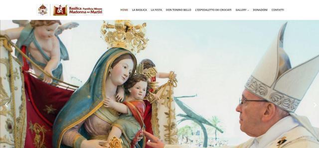 Nuovo sito web per la Basilica Madonna dei Martiri di Molfetta