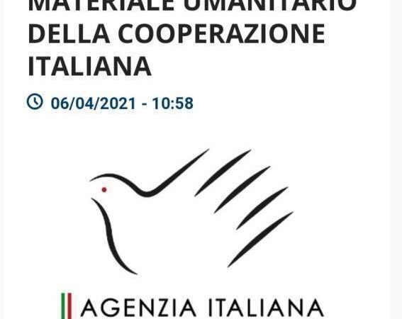 Giunto in Libia materiale umanitario della cooperazione italiana