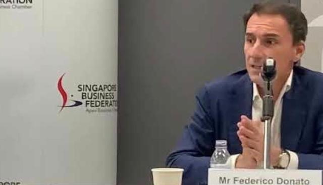 Federico Donato rieletto presidente della Camera di Commercio Europea a Singapore