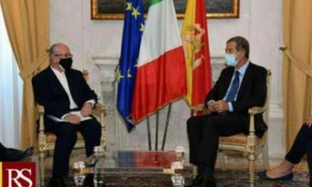 Sicilia-Iran: il governatore Musumeci riceve l’ambasciatore Bayat a Palermo