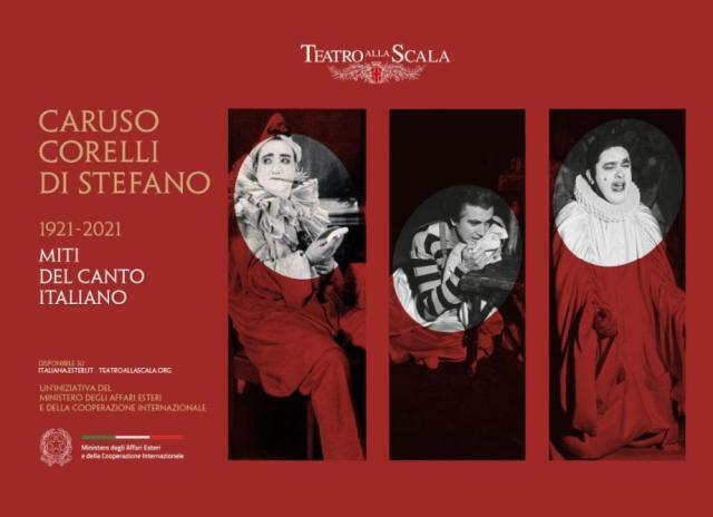 Caruso, Corelli, Di Stefano – Mitos do canto italiano | A partir do 2 de agosto a exposição virtual