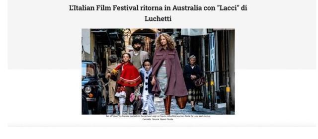 L’Italian Film Festival ritorna in Australia con “Lacci” di Luchetti