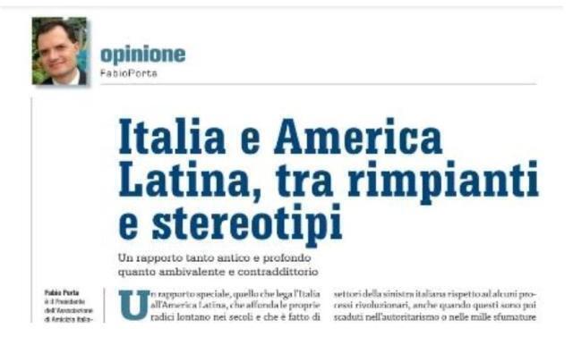 Italia e America latina, tra rimpianti e stereotipi