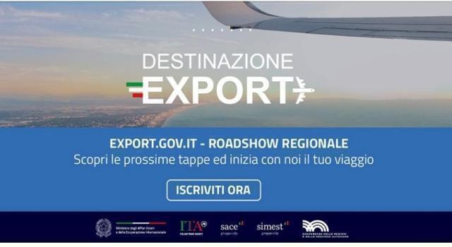 Export.Gov.it: un roadshow virtuale in 4 tappe
