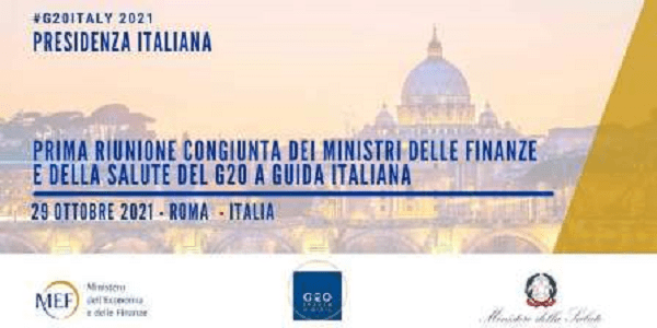 A Roma la prima riunione congiunta dei Ministri delle Finanze e della Salute del G20 a guida italiana