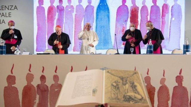 Papa Francesco apre la 75.ma Assemblea della Cei