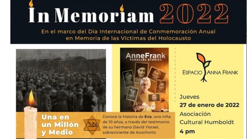In Memoriam 2022: l’Ambasciata a Caracas insieme all’Espacio Anna Frank per non dimenticare