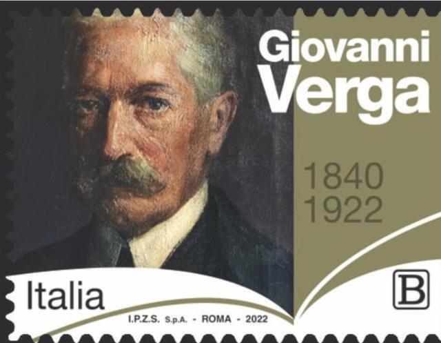 Nel centenario della scomparsa, il francobollo dedicato a Giovanni Verga