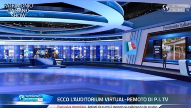 L’auditorium virtual-remote di Patrimonio Italiano Show