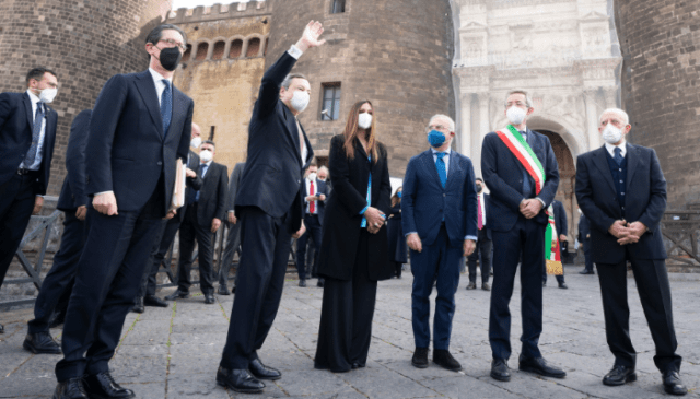 Draghi a Napoli: divari nord-sud ormai insopportabili
