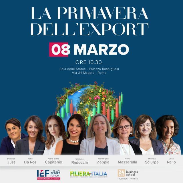 La primavera dell’Export: Zurino (Ief), “incontro per celebrare le donne del commercio estero”