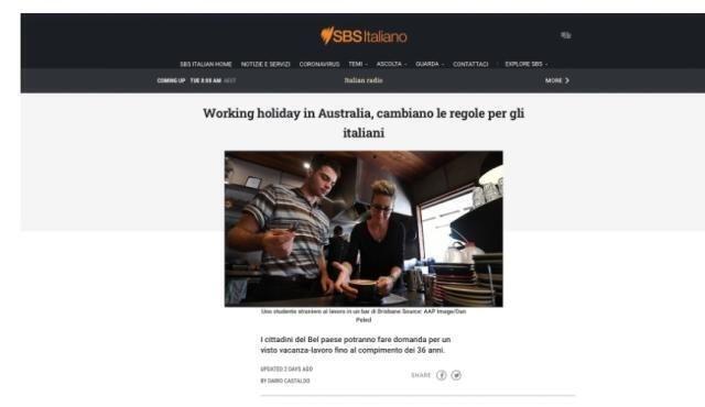 Working Holiday in Australia: cambiano le regole per gli italiani