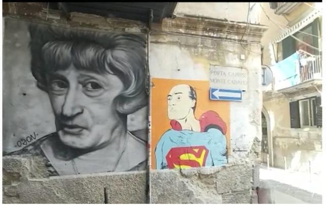 A 55 anni dalla morte i mille volti di Totò sui muri di Napoli