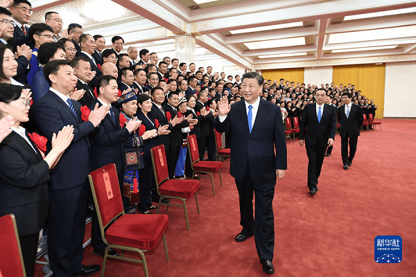 Xi Jinping incontra Li Keqiang, Wang Huning e Han Zheng