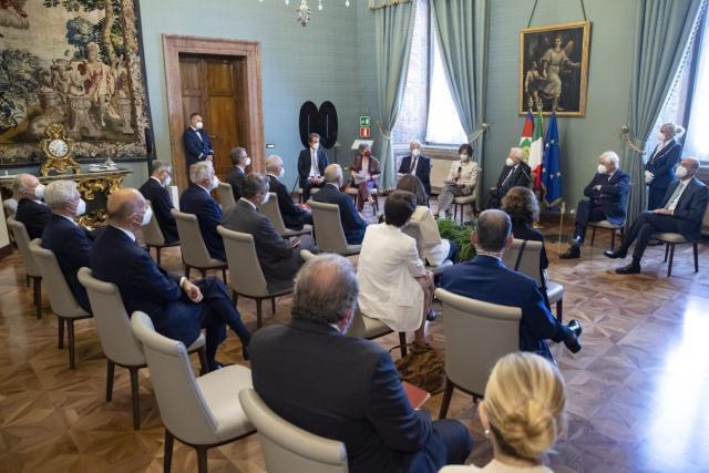 Mattarella riceve una delegazione della Fondazione Occorsio
