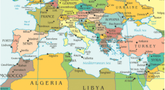 cartina geografica Mediterraneo