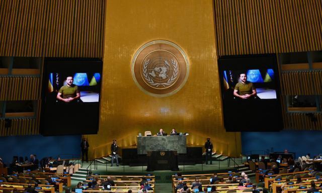 Zelensky chiede all’Onu di togliere alla Russia il diritto di veto