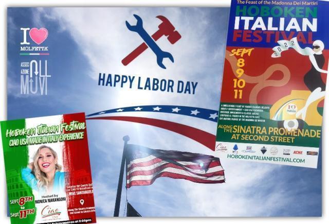 Il “ Labor Day” degli Italiani a il via all” Hoboken Italian Festival 2022!!