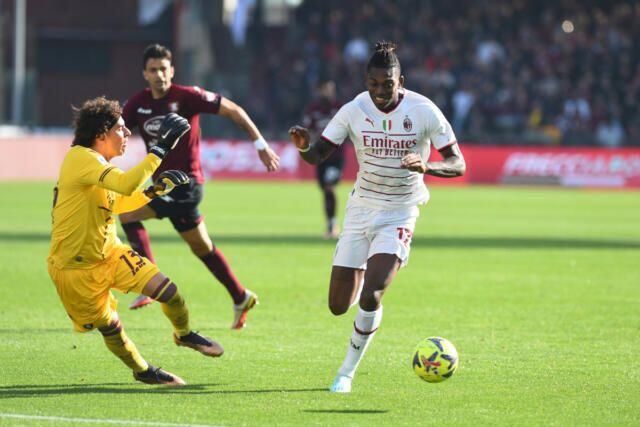 Il Milan vince 2-1 a Salerno con i gol di Leao e Tonali