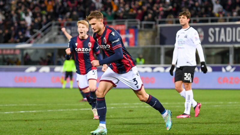 Posch e Orsolini, il Bologna batte 2-0 lo Spezia