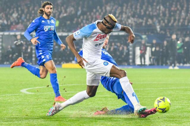 Il Napoli vince 2-0 a Empoli e festeggia il 21° successo