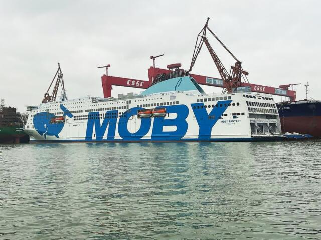 Consegnato a Moby il traghetto passeggeri più grande al mondo