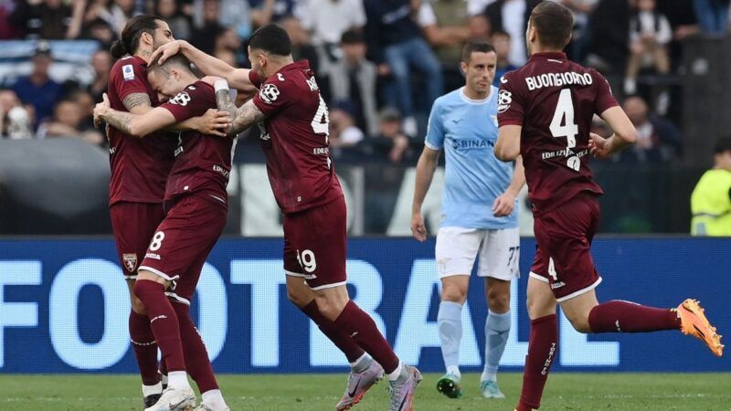 La Lazio cade all’Olimpico contro il Torino, decide Ilic