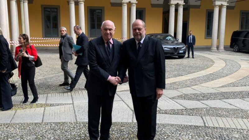 Nordio incontra a Milano il ministro della Giustizia francese