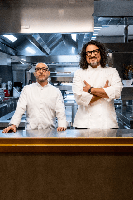 Gli Chef Alessandro Borghese e Riccardo Monco in viaggio a Milano verso la magia dei loro piatti