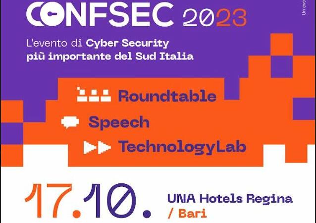 Al via a Bari l’ottava edizione di Confsec sul tema della cyber security