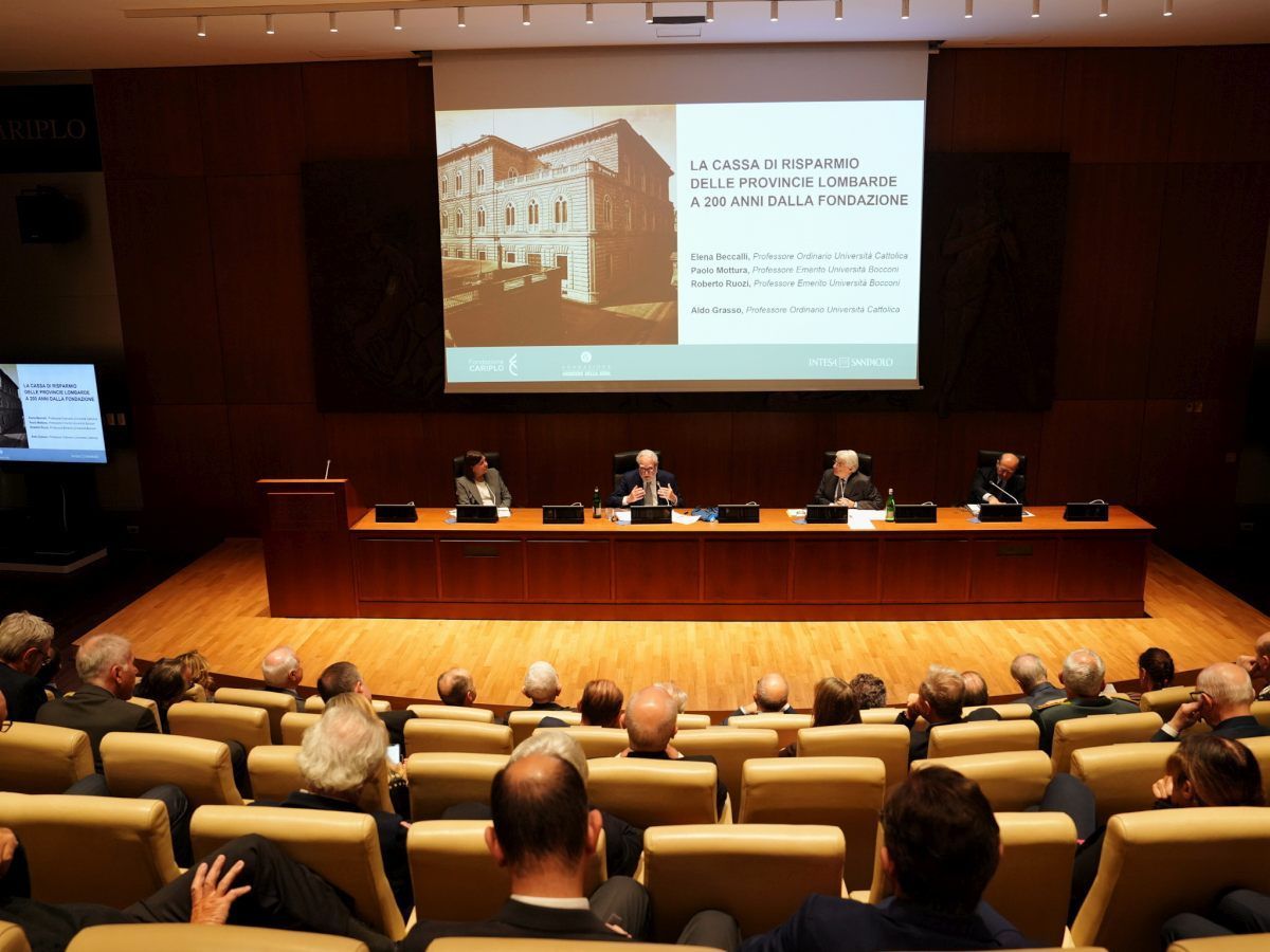 Intesa Sanpaolo e Fondazione Cariplo celebrano 200 anni Cassa Risparmio