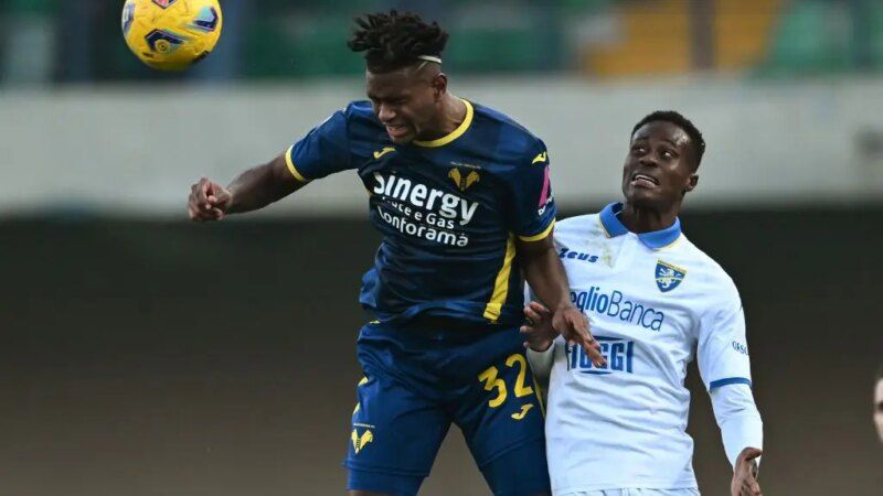 Verona-Frosinone 1-1, a Suslov risponde Kaio Jorge