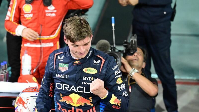 Subito Verstappen a segno in Bahrain, Sainz sul podio