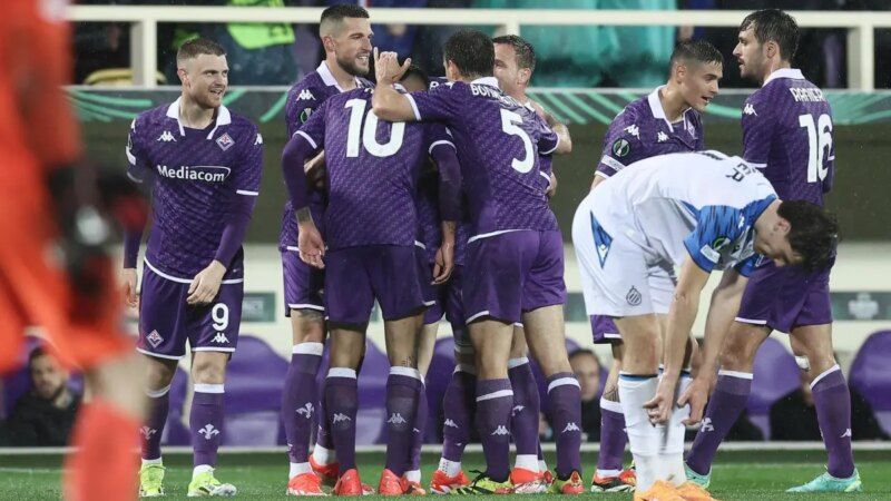 Fiorentina-Bruges 3-2, decide Nzola nel recupero
